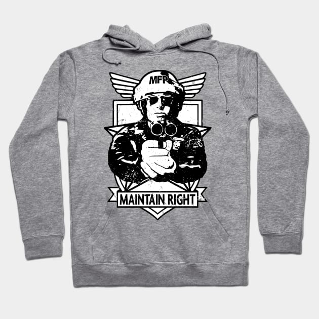 Mad Max Main Force Patrol Logo Hoodie by CultureClashClothing